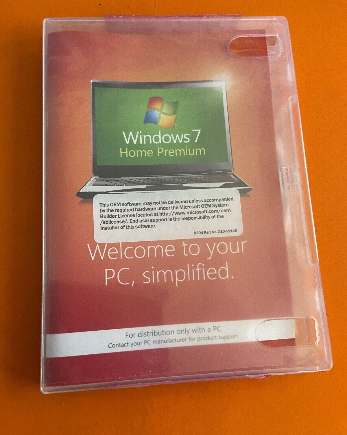 Microsoft Windows 7 Home Premium 32 Bit SP1 Full Version DVD with Product Key