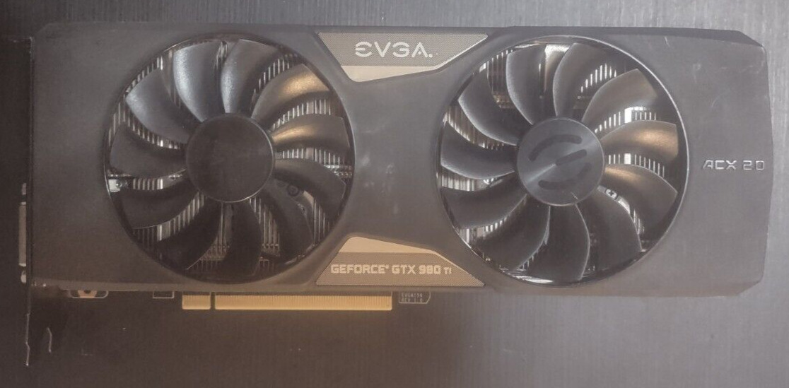 EVGA GeForce GTX 980 Ti FTW ACX 2.0+ 06G-P4-4998-KR (6GB GPU) FOR PARTS