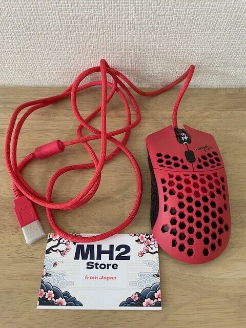 FinalMouse Air58 Ninja Cherry Blossom Red Gaming Mouse Lightweight Tested