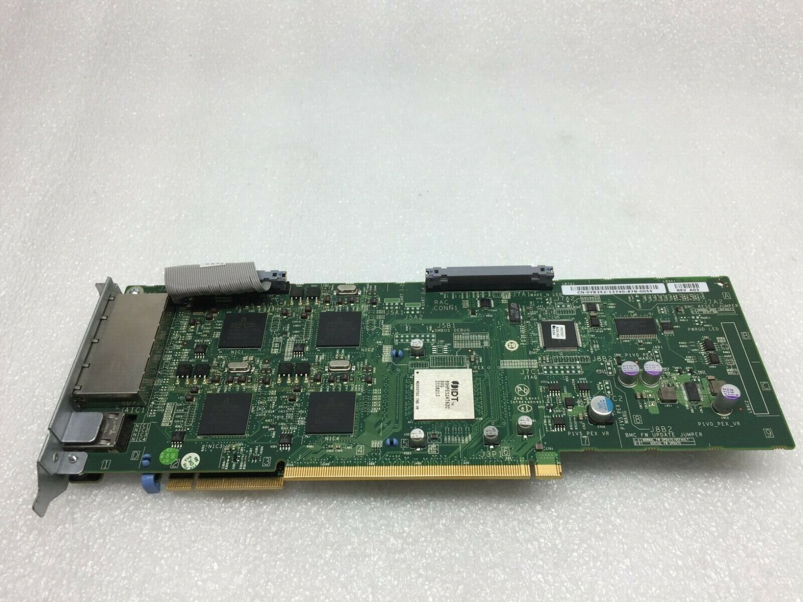 Genuine Dell PowerEdge R900 Quad-Port PCI-E Gigabit Network Card 0W670G W670G