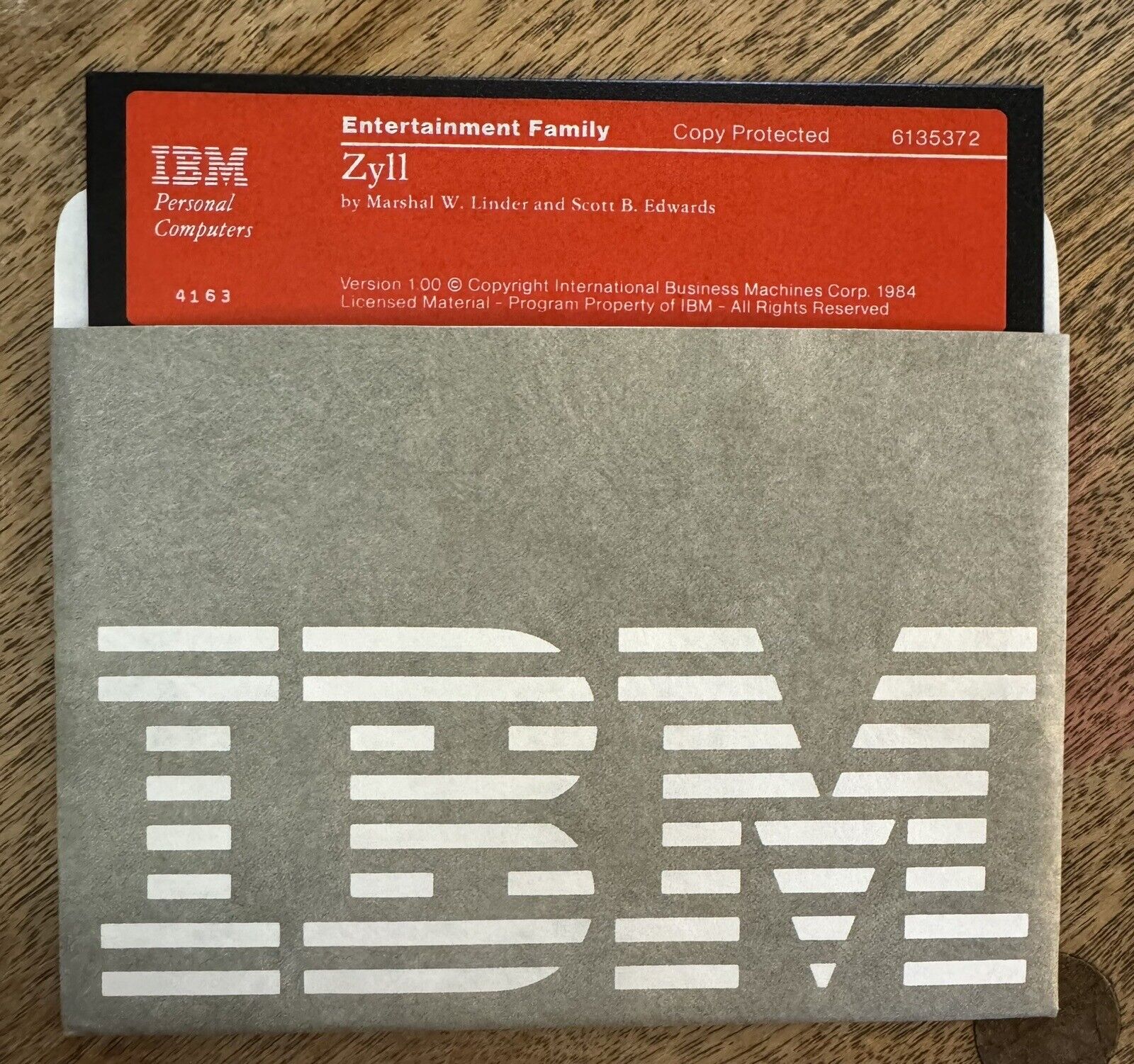 Vtg ZYLL Text Adventure Game IBM 1984 5.25” Disk