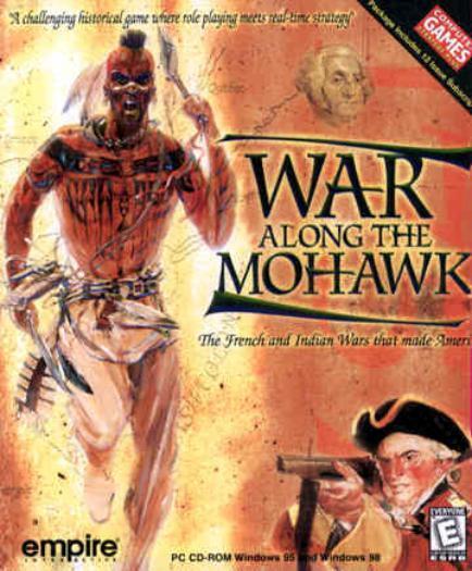War Along The Mohawk PC CD fight British French vs Native American Indian game