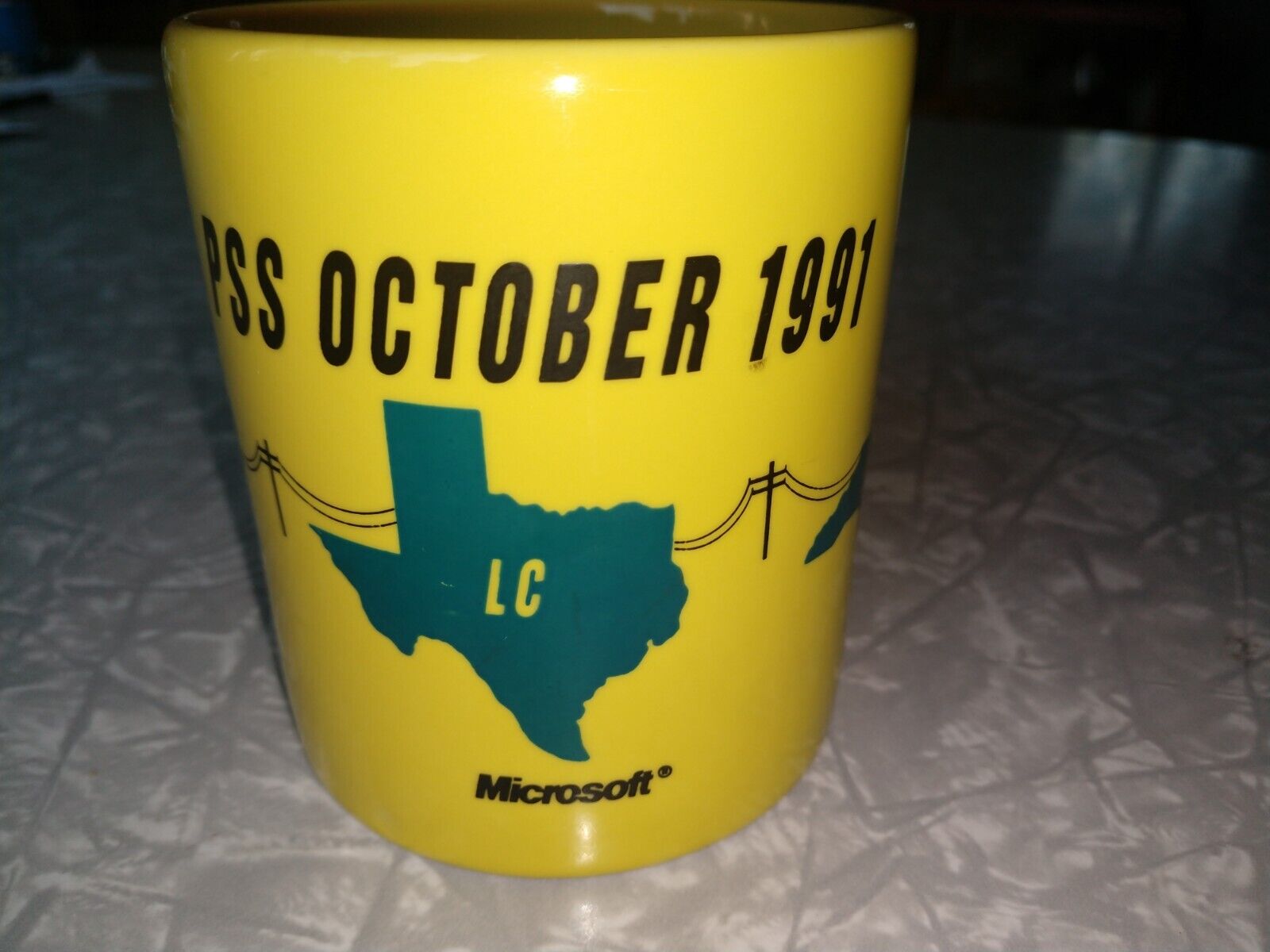 Vintage Microsoft PSS Conference Coffee Mug 1991 IEEE Personal Software Services