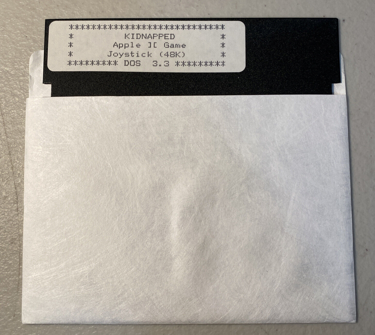 Kidnapped Joystick Game Dos 3.3 for Apple II/IIe/IIc/II+ 5.25” Floppy