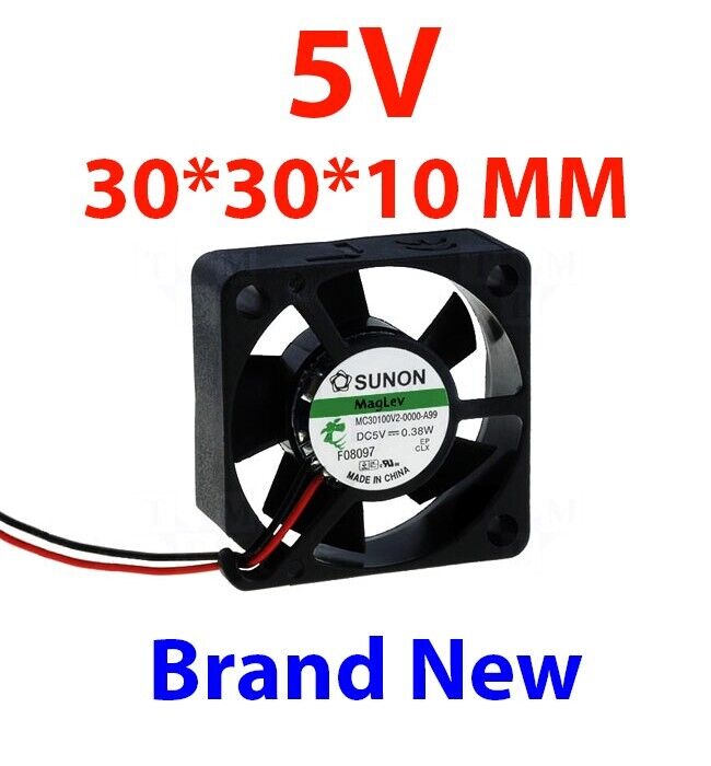 Sunon MC30100V2-000U-A990 5V Fan (30x30x10 MM)