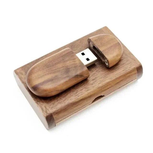 USB Flash Drive 128gb Memory Stick 2.0 Wooden Free Logo Personal Customized Gift