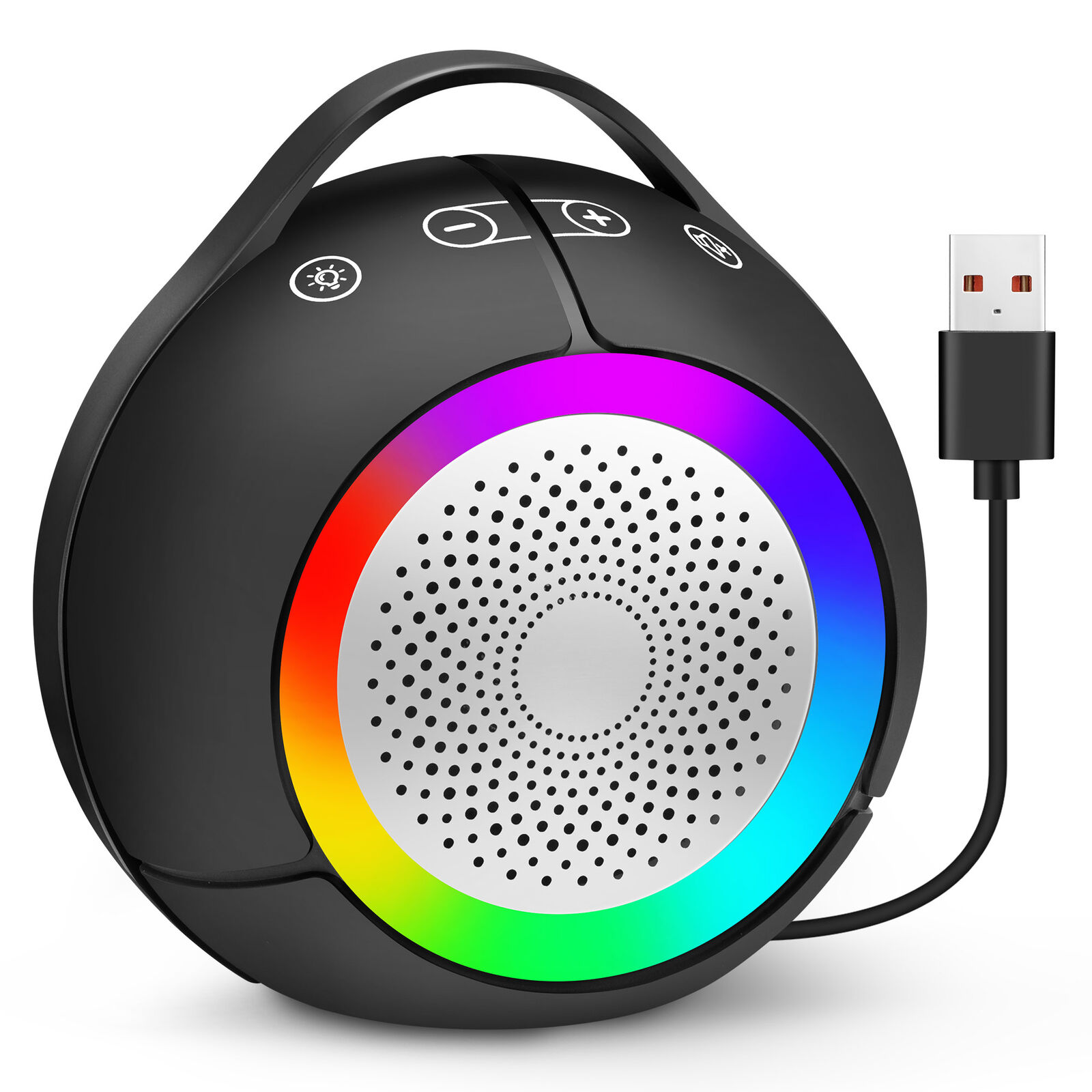 Stereo Bass Sound USB Computer Speakers RGB Wired for Windows macOS Chrome OS
