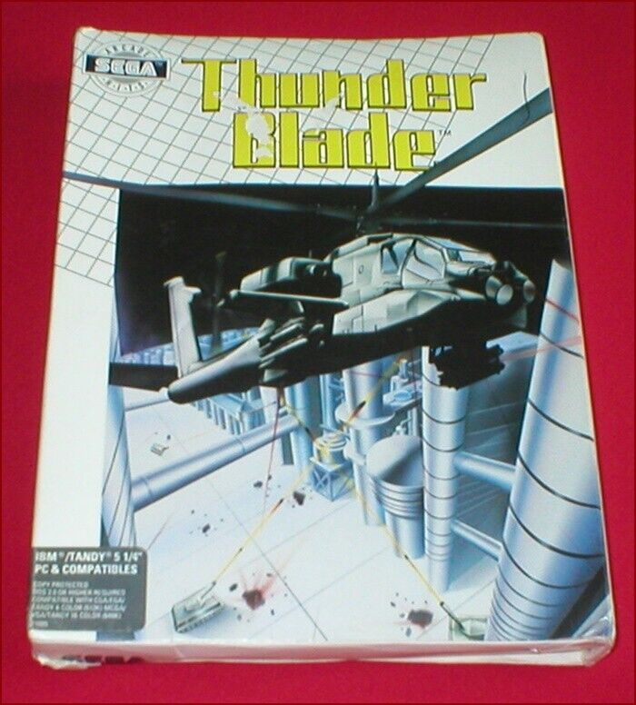 Thunder Blade for the IBM Tandy PC Computer Boxed Complete
