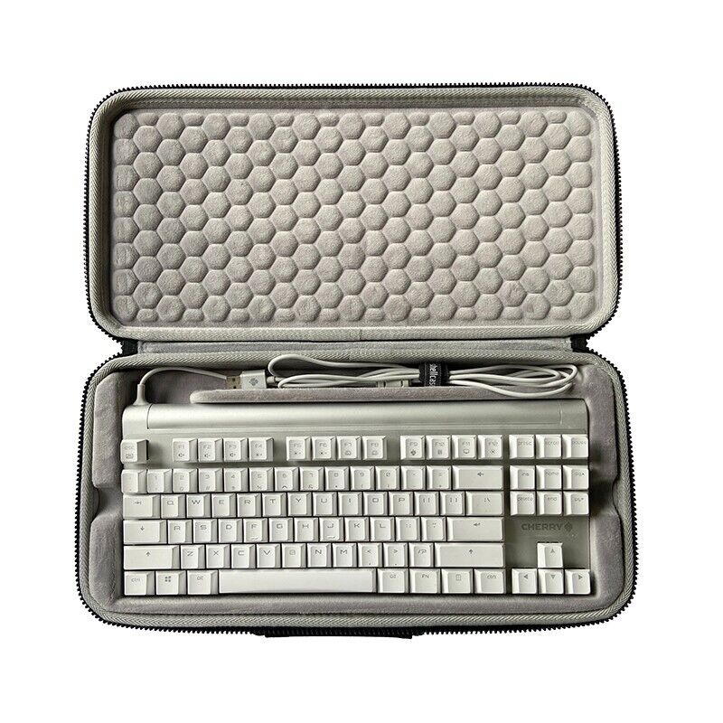 Portable Storage Case Carry Box For CHERRY MX 8.0 Mechanical Wired Keyboard