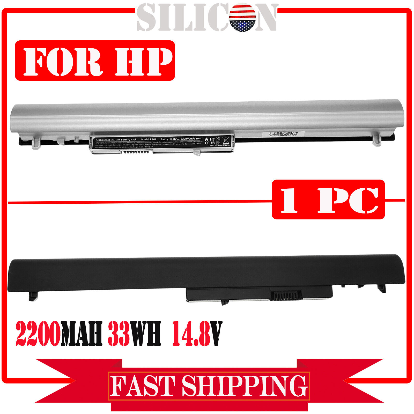 Battery For HP Pavilion TouchSmart 15-N210dx 15-N220us 15-N236nr 15-N240us