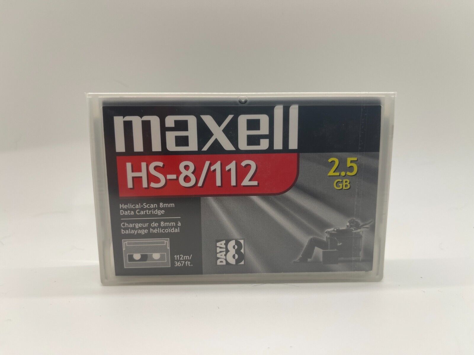 NOS 10 PACK SEALED Maxell HS-8/112 Helical Scan 8mm Data Cartridges 2.5 GB