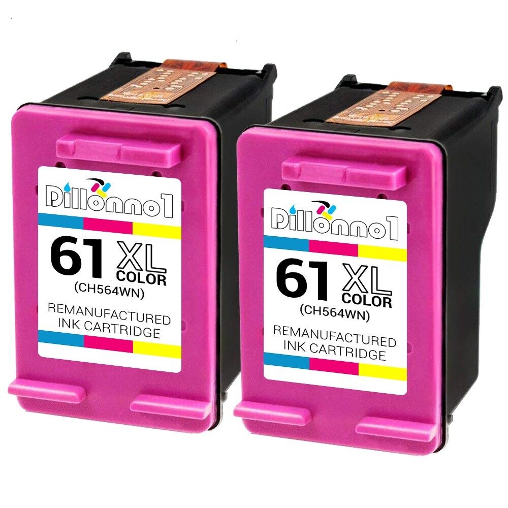 2PK For HP 61XL 2-Color Ink Cartridge 4500 4501 4502 4503 4504 4505 5530 
