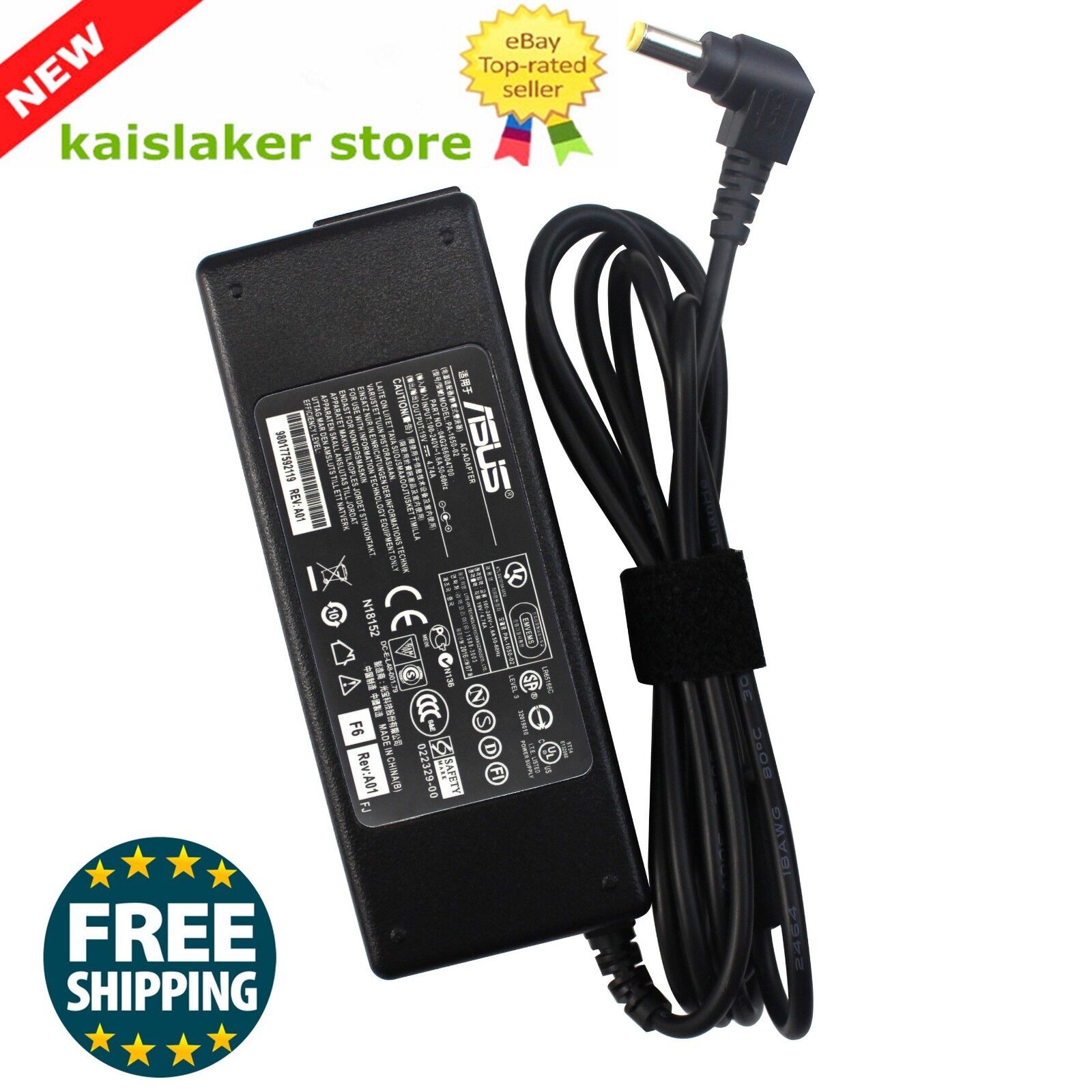 Genuine 90W Asus N550JV N53S K501LX K501UX K550LA X550CA Power Adapter Charger