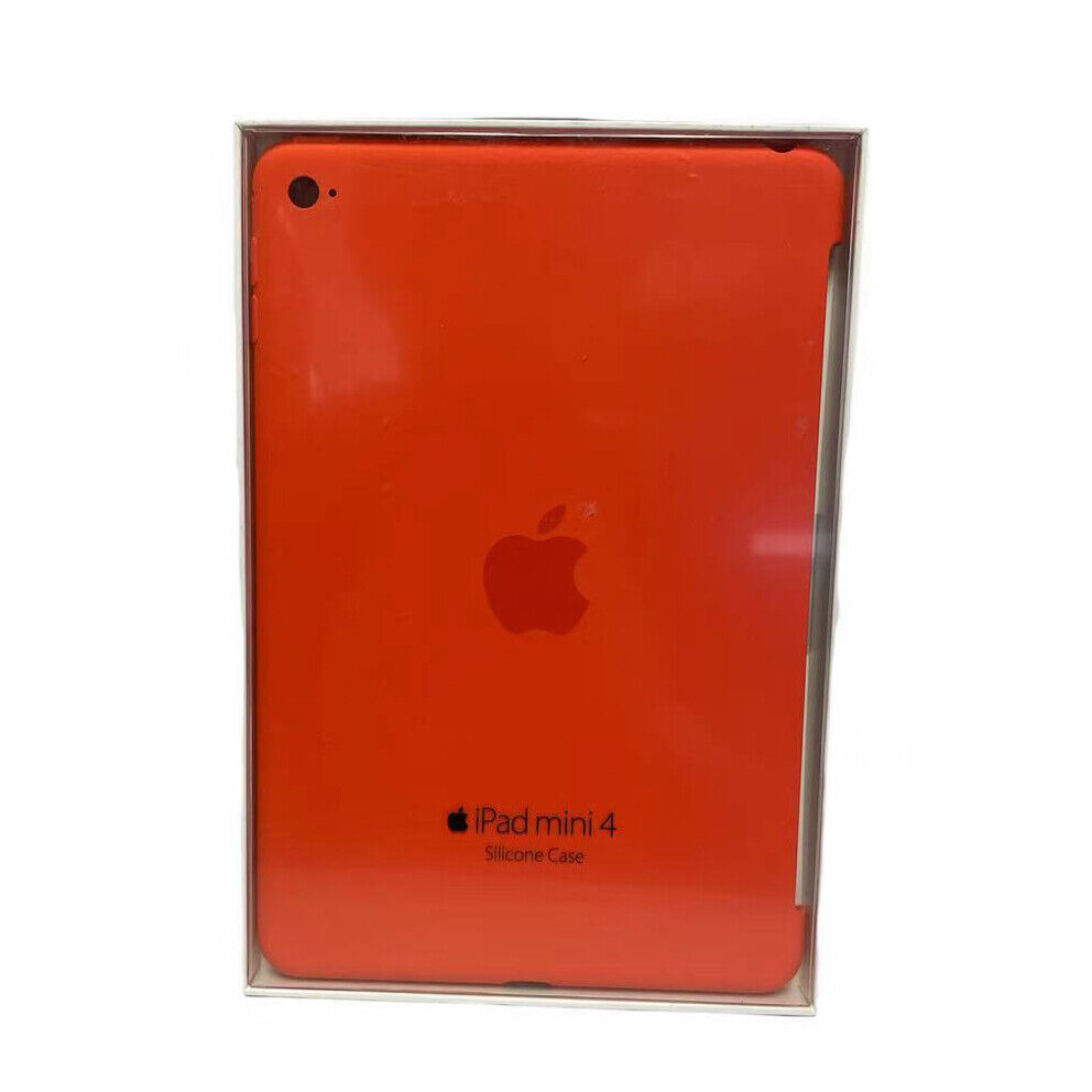 Genuine Original Apple Silicone Case Cover For iPad mini 4 - Turquoise & Orange