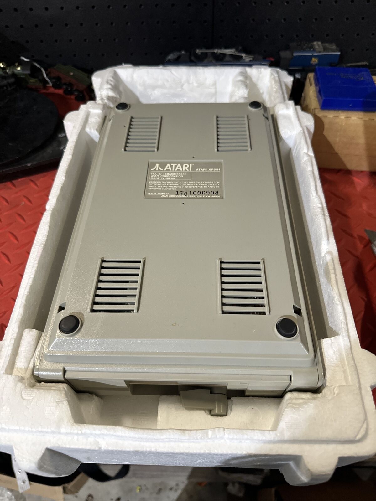 Rare Vintage Atari XF551 Floppy Disk Drive Station for 400, 800, 600, XE and XL