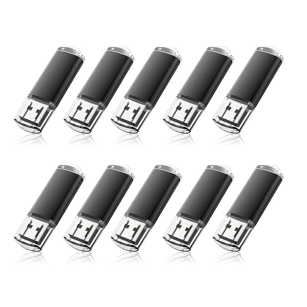 Wholesale Bulk 10 Pack 1/2/4/8/16/32GB USB2.0 Memory Stick Flash Thumb Pen Drive