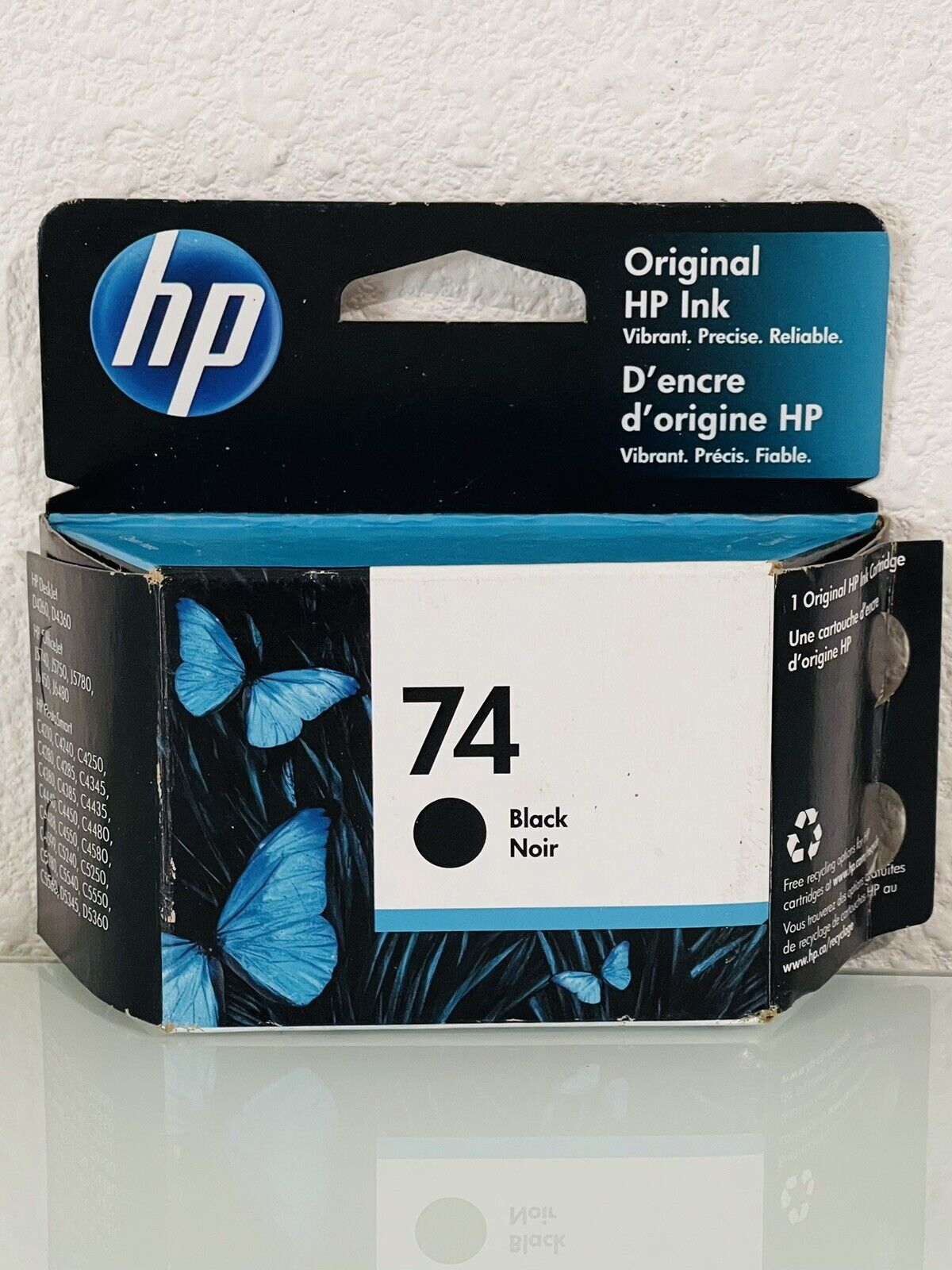 Genuine HP 74 (CB335WN) Black Noir Ink Cartridge EXP 11/2023