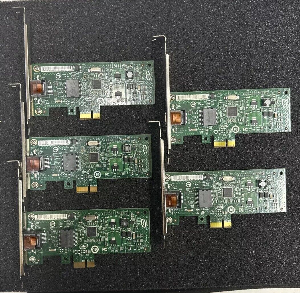 Lot of 5 Intel Gigabit CT PCI-E Network Adapter EXPI9301CT