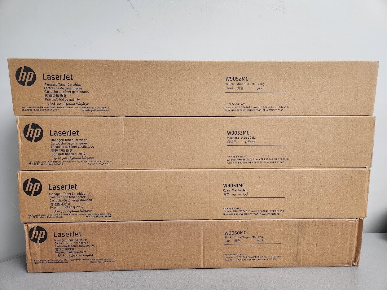 HP W9050MC, W9051MC, W9052MC, W9053MC Toner Cartridge LaserJet Managed E87660z