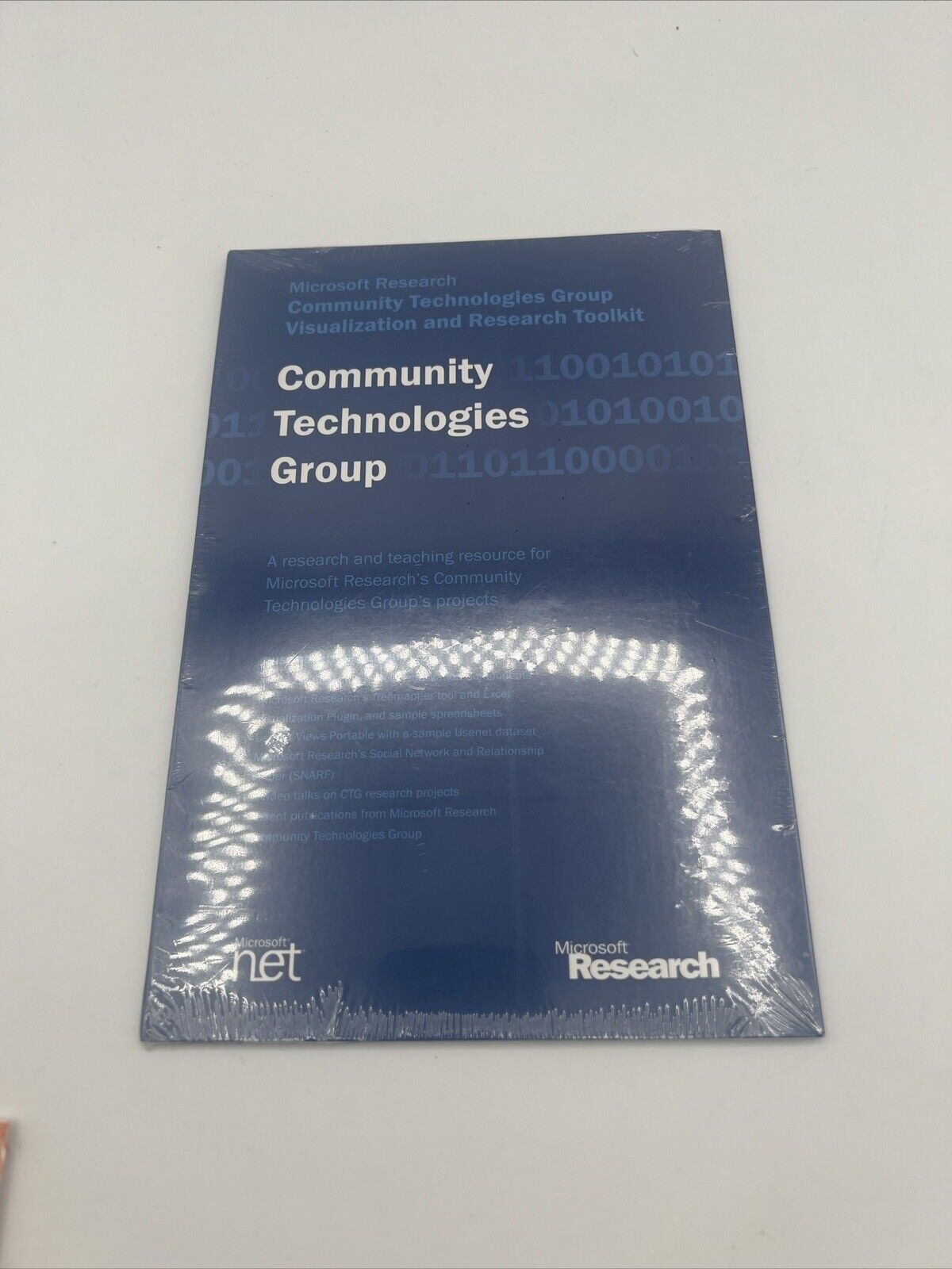 Microsoft Research Community Technologies Group 2004 Toolkit