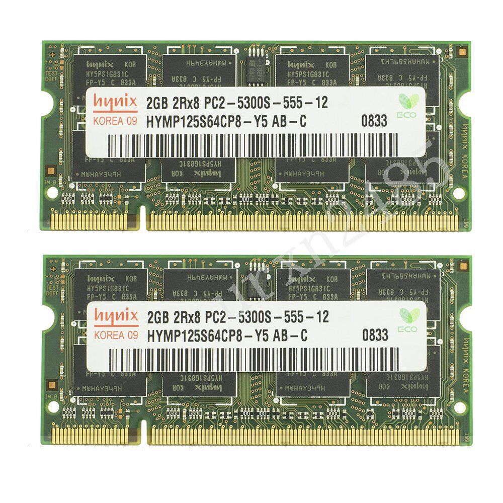 4GB Kit 2GB Module 2x Sony Vaio VGN FZ/FW Series DDR2 Laptop/Notebook Memory RAM