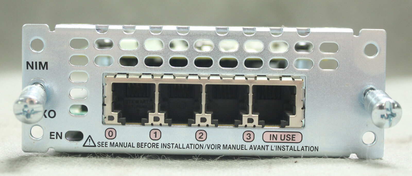 Cisco NIM-4FXO 4-port Network Interface Module - FXO for ISR 4000 Series Routers