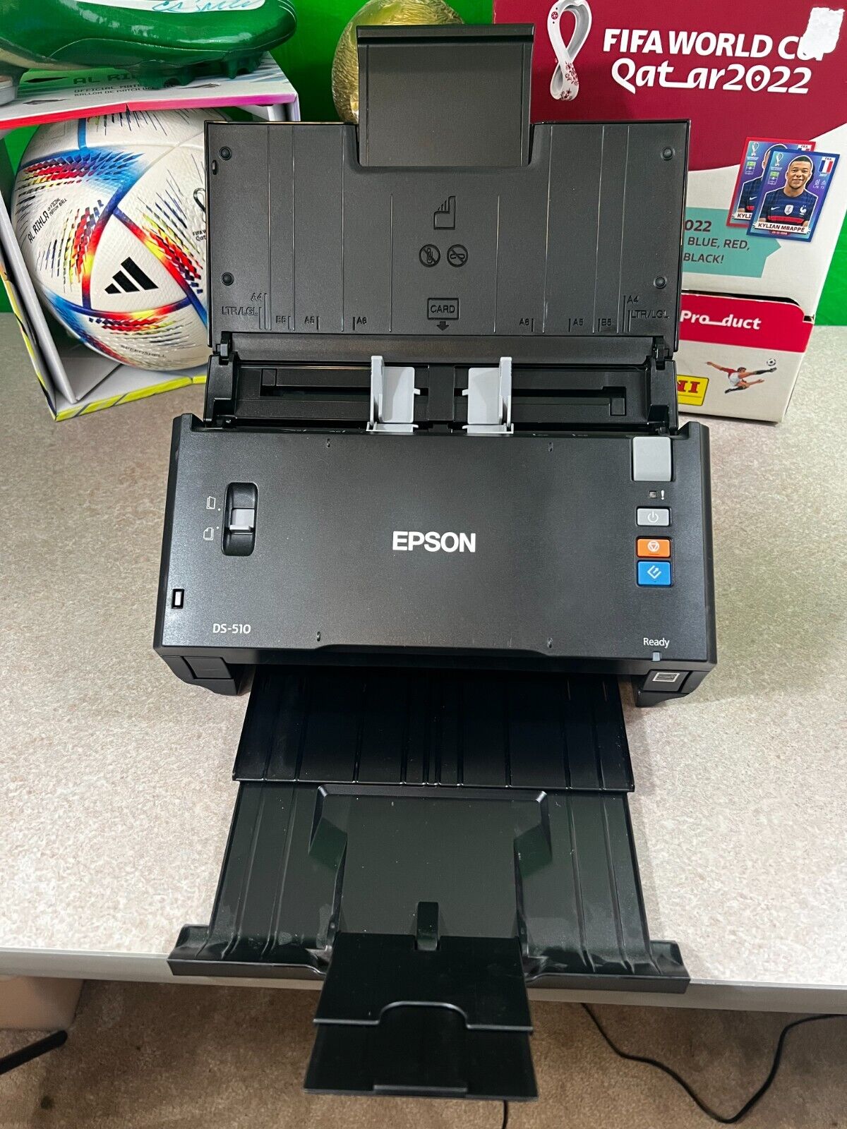 Epson WorkForce DS-510 J341A Color Document Pass-Through Scanner WORKING (No AC)