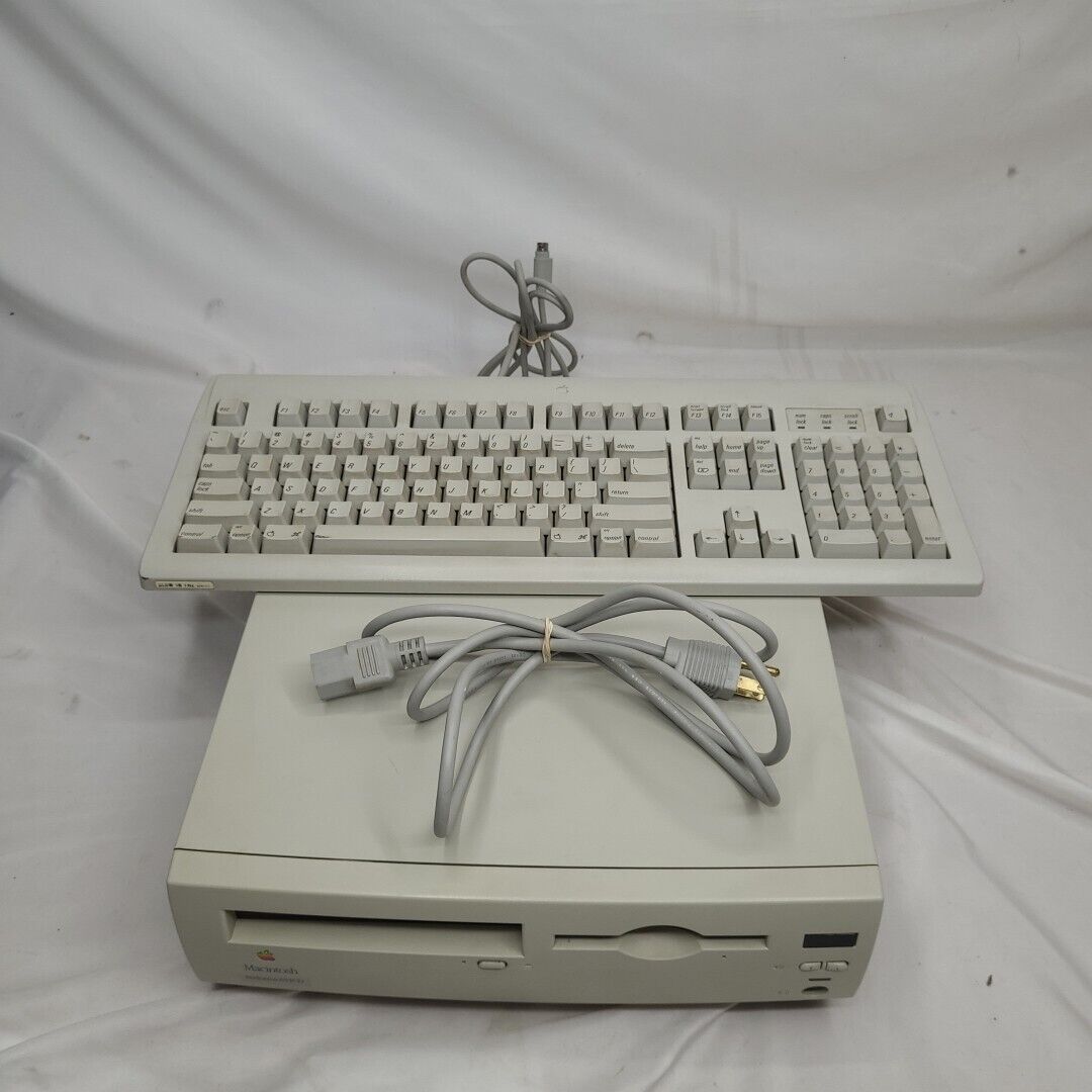 Vintage Apple Macintosh Performa 631CD w/ Keyboard Tested Works SEE INFO