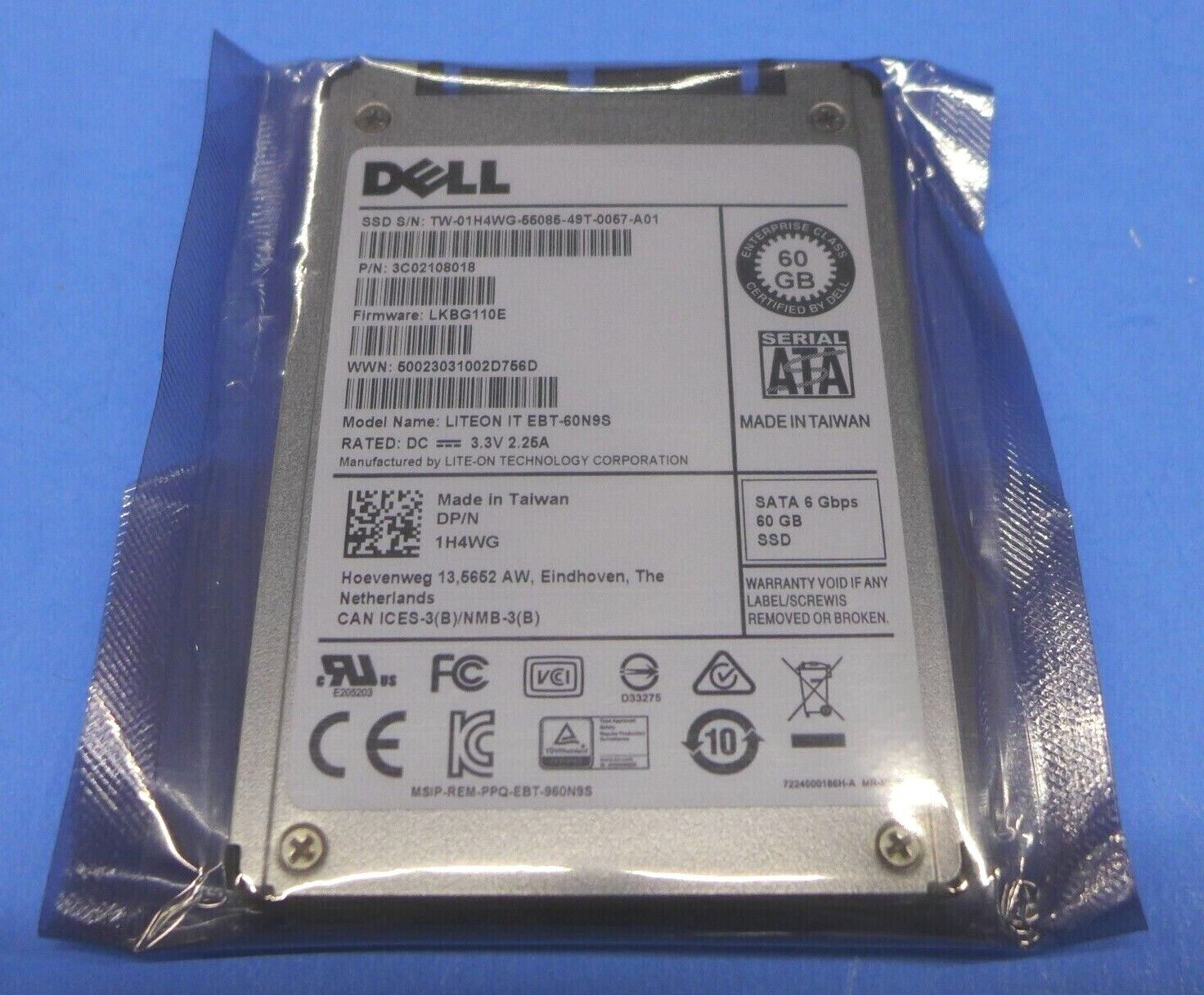 New Dell 60GB 6Gbps 1.8