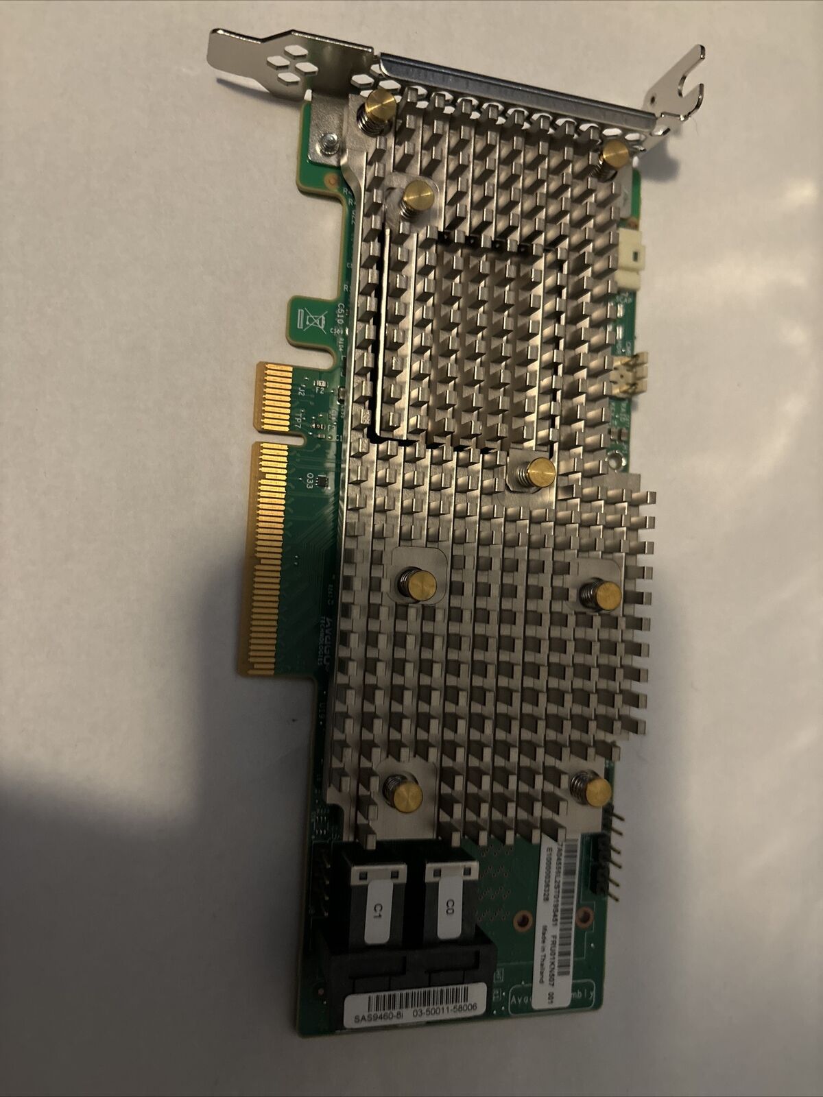 LENOVO/IBM LSI 9460-8I SATA/SAS 12Gb/s PCIe 3.0 X8 RAID CONTROLLER 01KN507