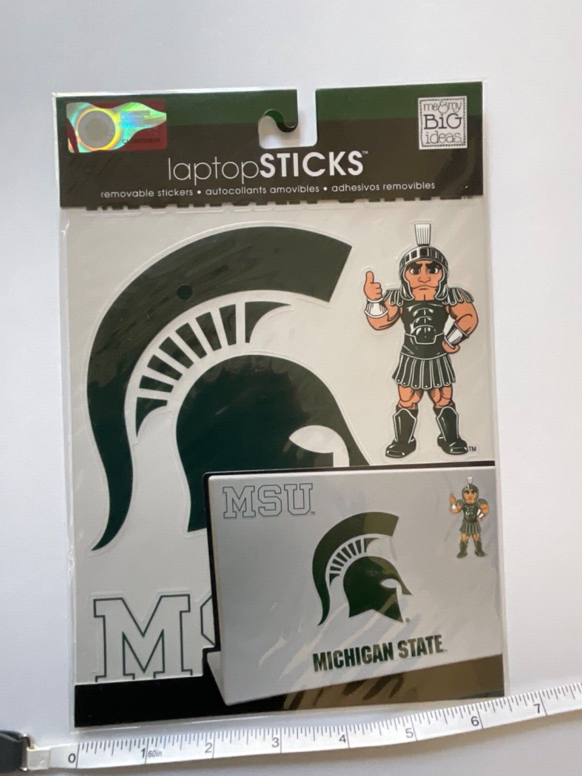 NWT Me & My Big Ideas laptop sticks removable stickers Michigan State University