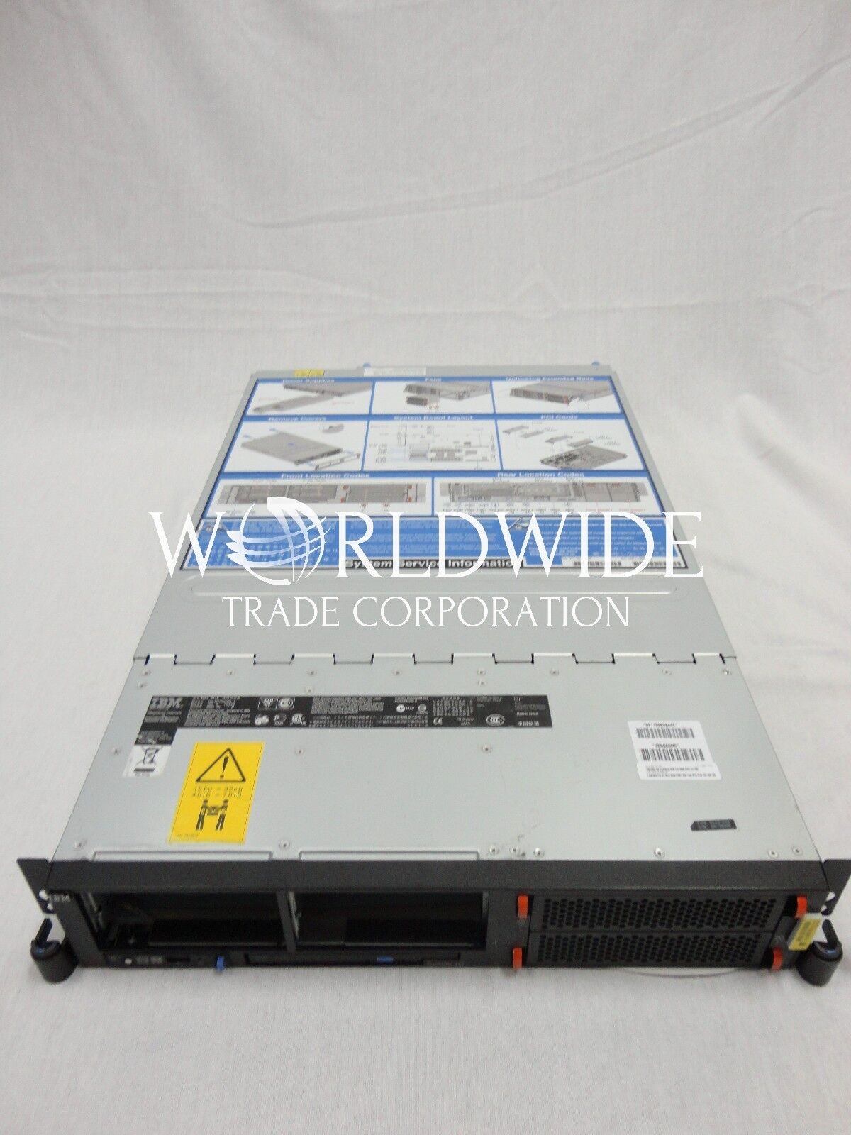 IBM 9110 51A ,1.9GHz 2-way P5+ Processor, 16GB memory, 73.4GB HD, DVD, rails 
