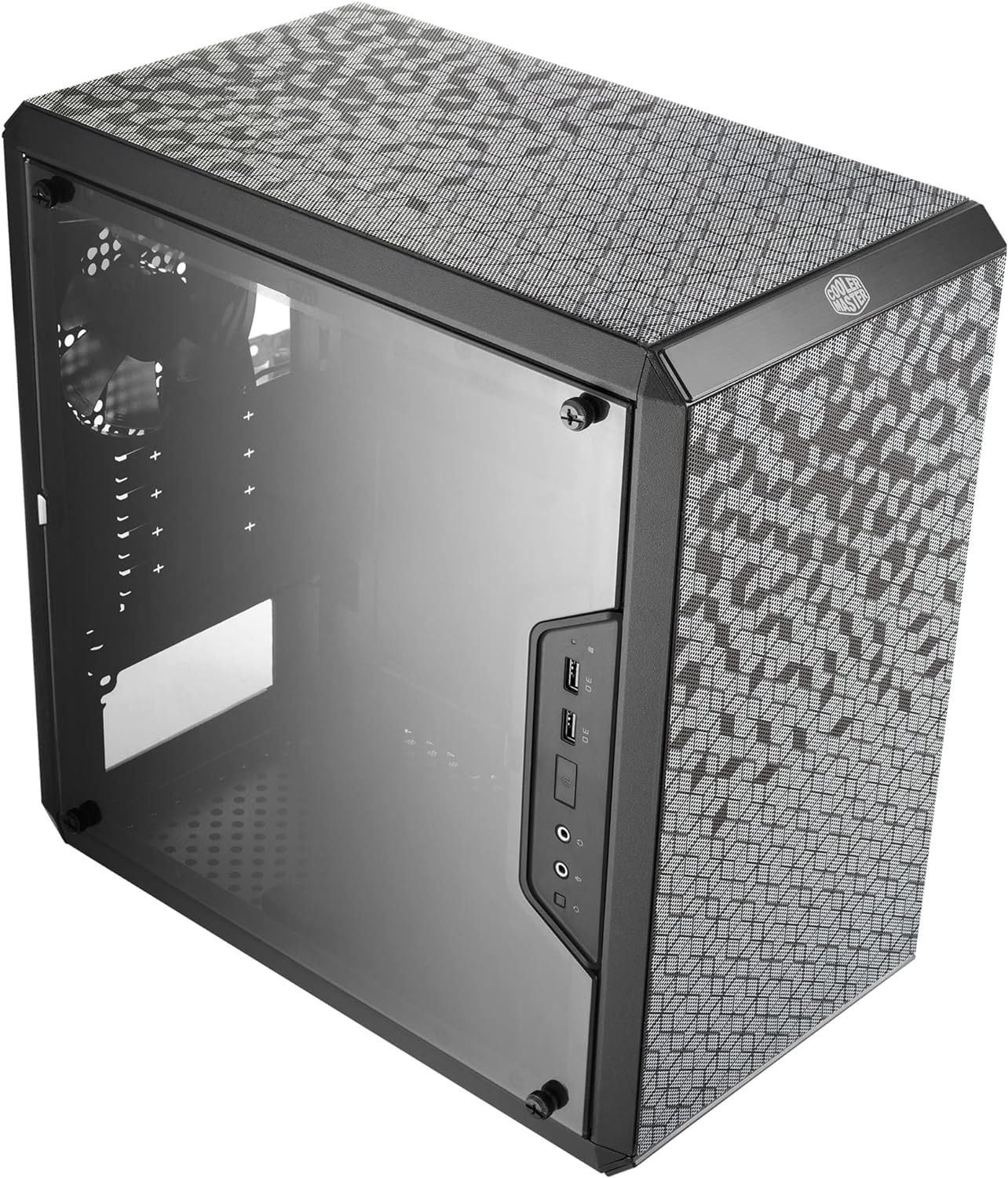 Cooler Master MasterBox Q300L Micro-ATX Tower with Magnetic Design Dust Filter,