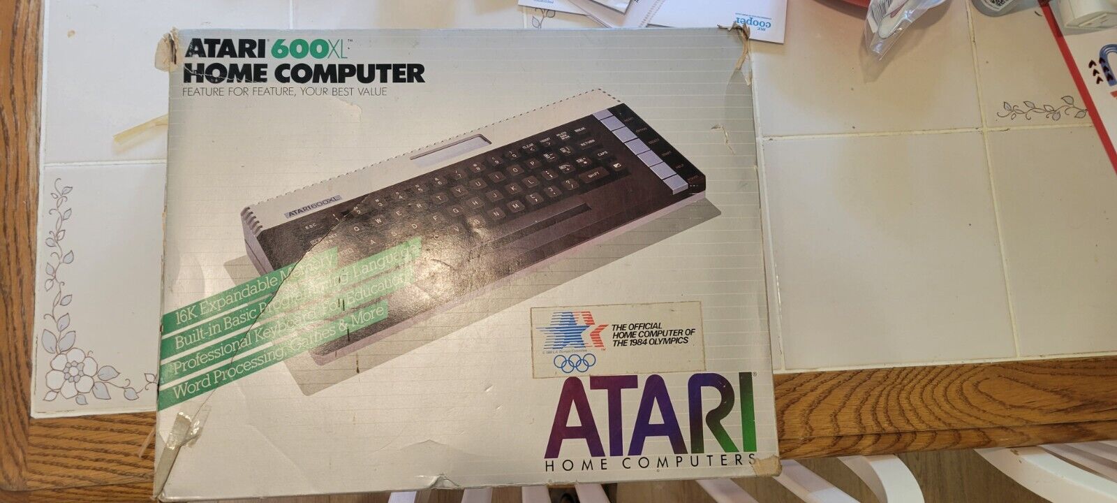 Atari 600 XL Vintage Home Computer - New in Box, Unused