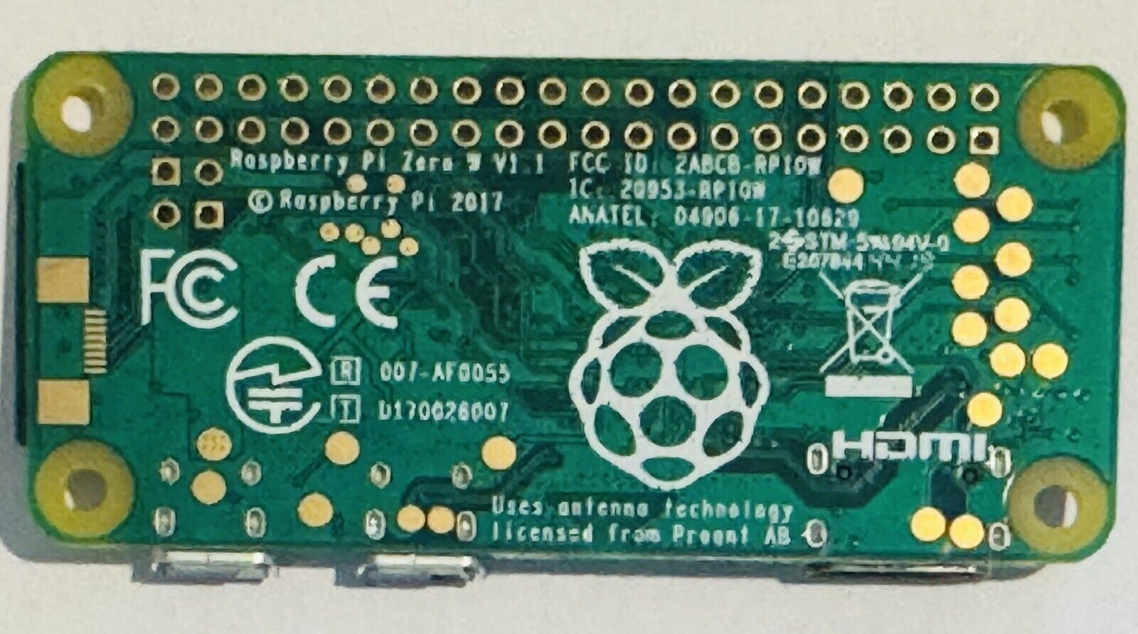 Raspberry Pi Zero v1.1 Development Board  - Camera Ready