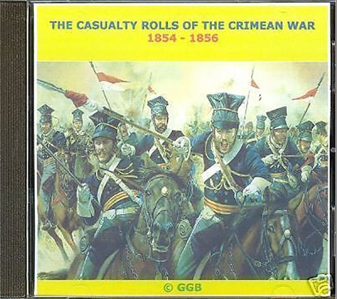 CASUALTY ROLLS OF THE CRIMEAN WAR 1854 - 1856 CD ROM
