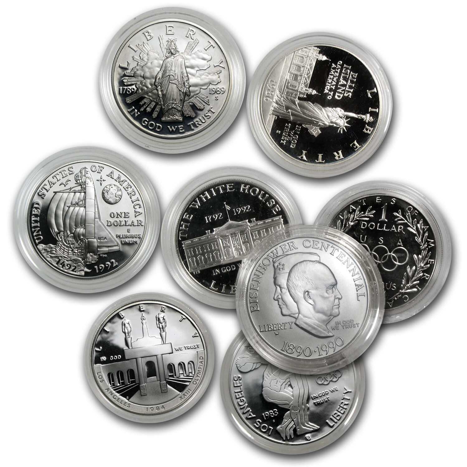 U.S. Mint $1 Silver Commem (ASW .7734 oz, Capsule Only) - SKU #14067