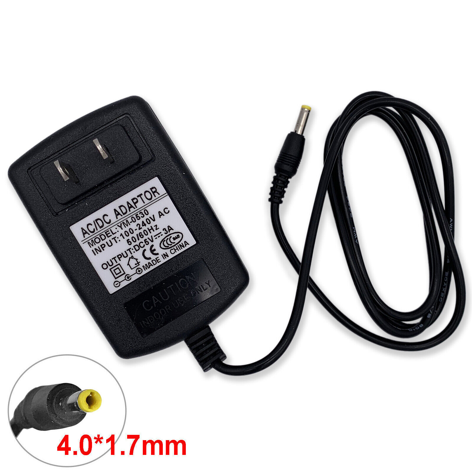 5V 3A AC Home Wall Power Adapter W/ 4.0*1.7mm Cord For Internet Wireless Router