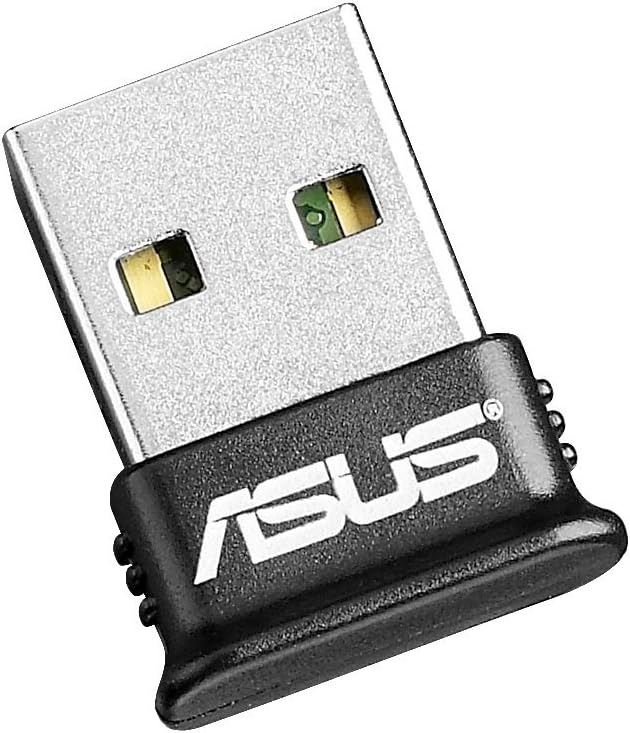 ASUS USB-BT400 USB Adapter W/ Bluetooth Dongle Receiver, Laptop & PC Support, Wi