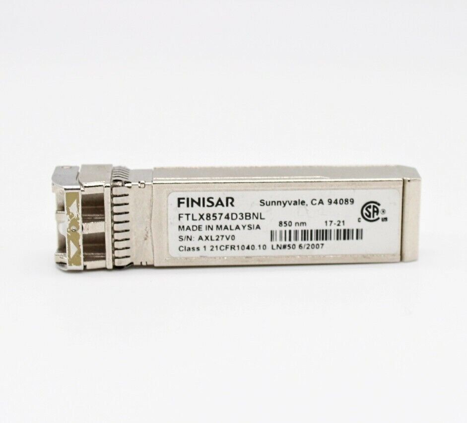 Finisar FTLX8574D3BNL SFP+ Transceiver Module 10 GigE 10 GB 850 nm