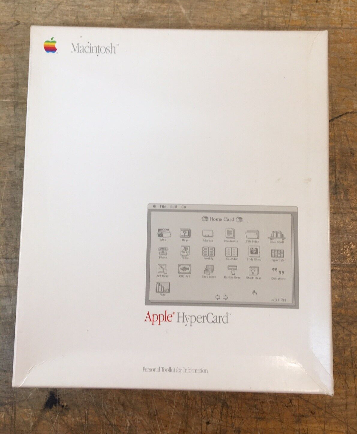 Vintage Apple HyperCard Retail Box M0556 with Disks and Manuals Set Untested