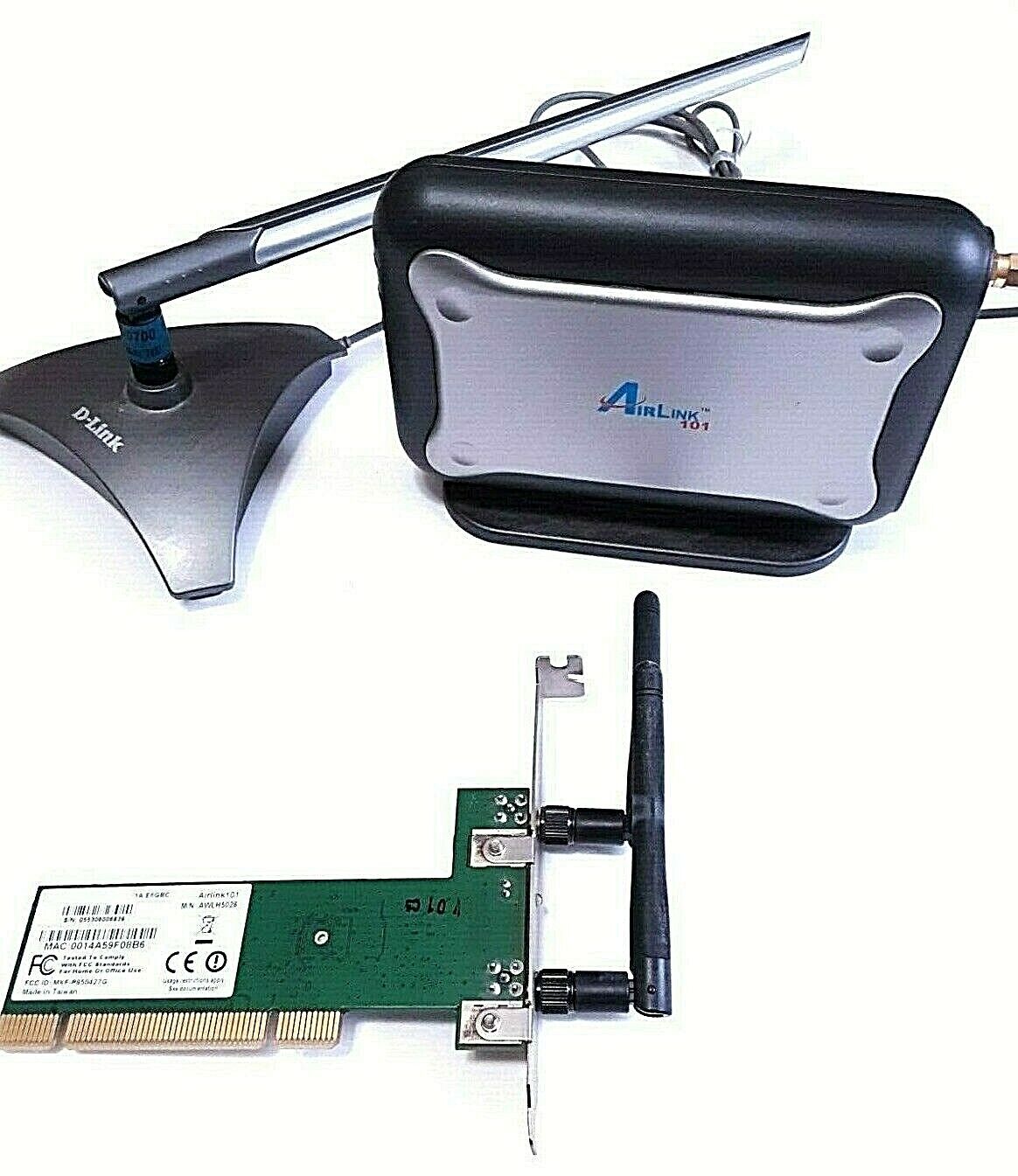 D-Link Antenna+ Airlink 101 Super G Access Point+ Airlink 101 Wireless Adapter  