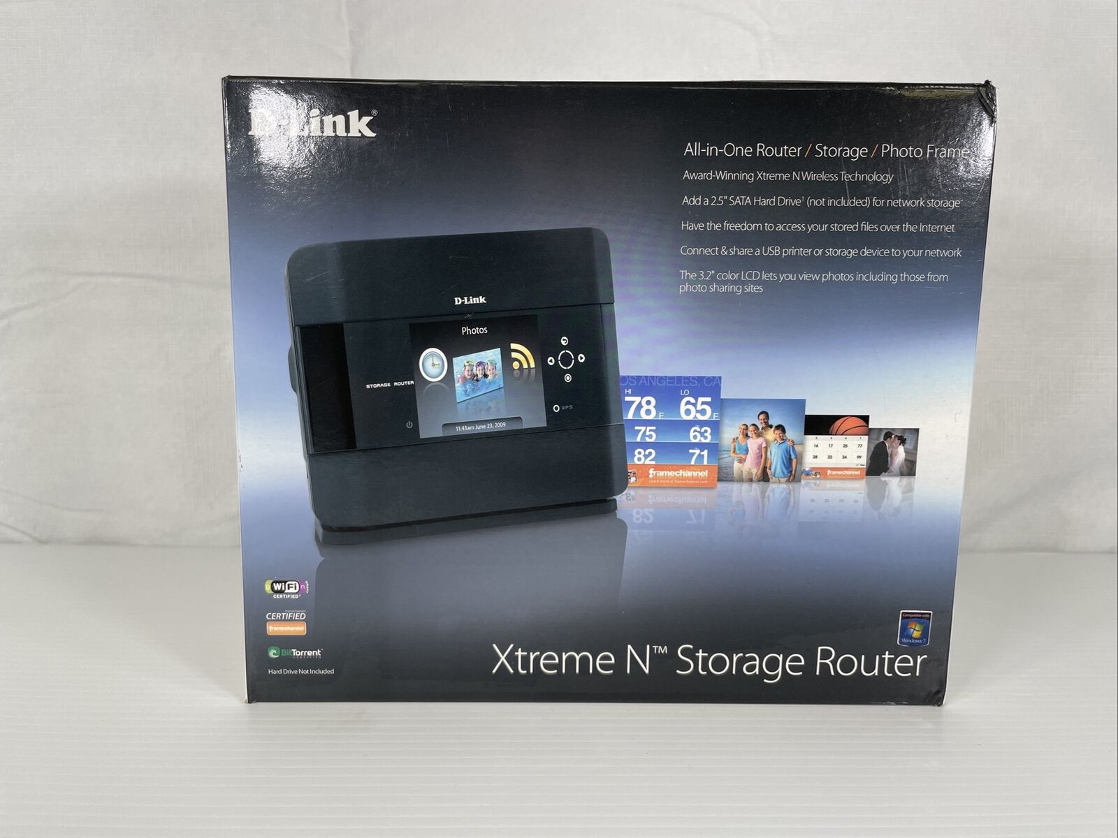 D-Link Xtereme N 300 Mbps 4-Port Gigabit Wireless N Router (DIR-685) - NEW