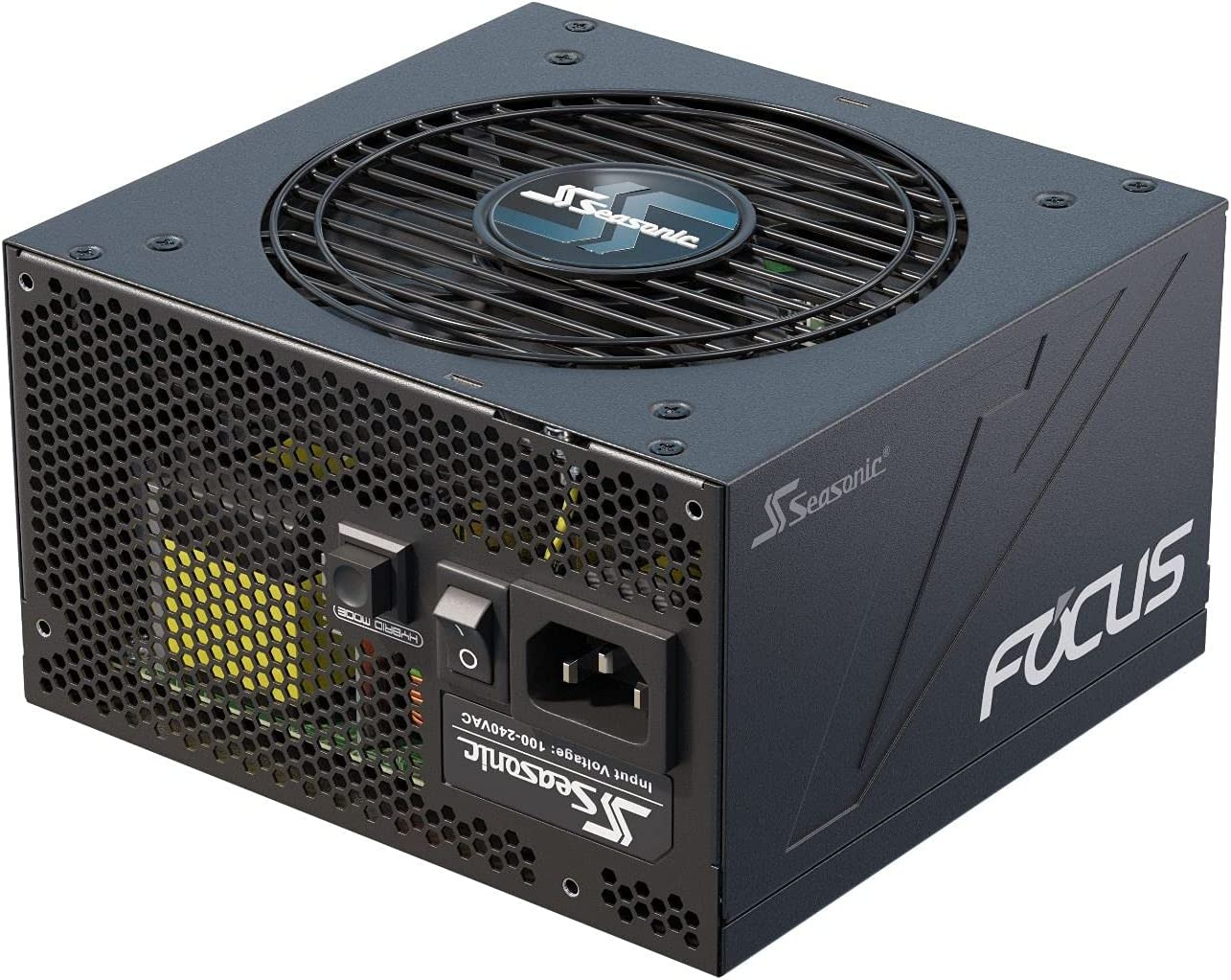 FOCUS GX-1000, 1000W 80+ Gold, Full-Modular, Fan Control in Fanless, Silent, and