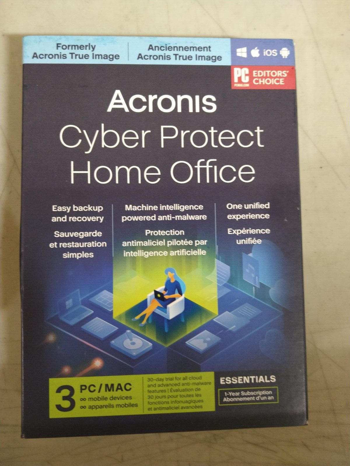 Acronis Cyber Protect Home Office (formerly Acronis True Image) | Essentials Ver
