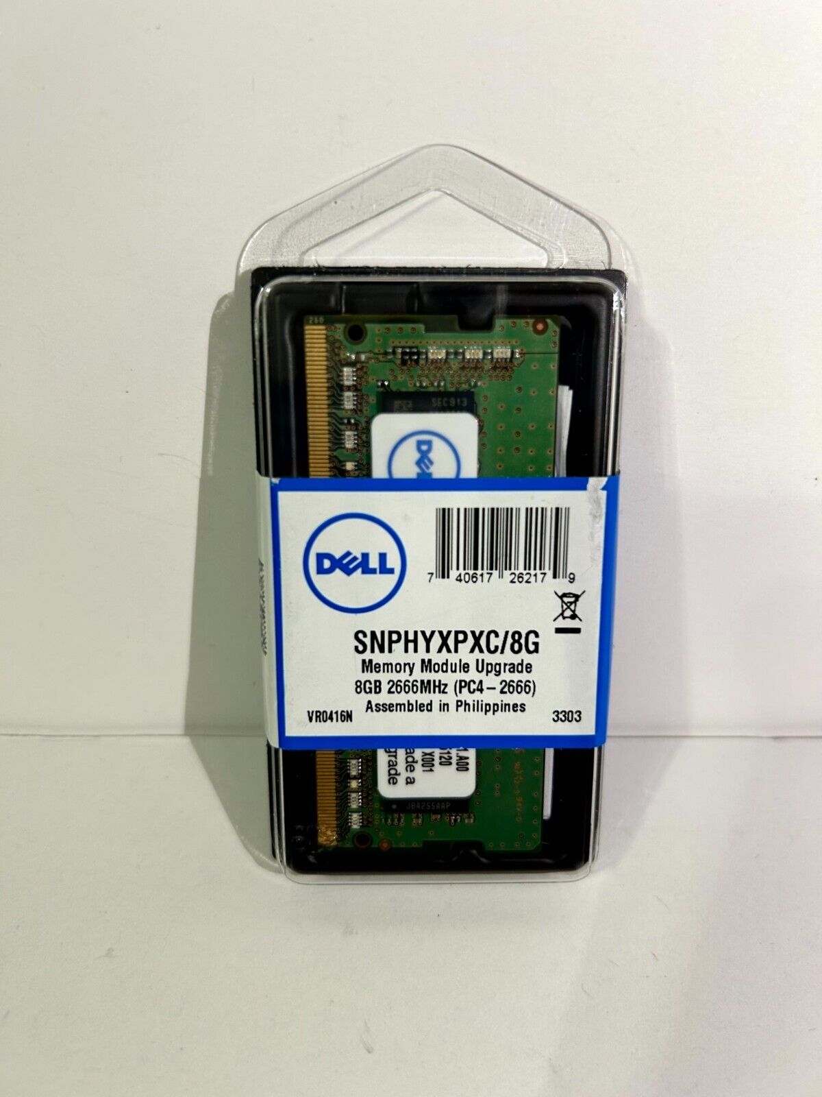 Dell DDR4 8GB RAM Laptop Memory SNPHYXPXC/8G 1Rx8 SODIMM 2666MHz [GENUINE] [USA]