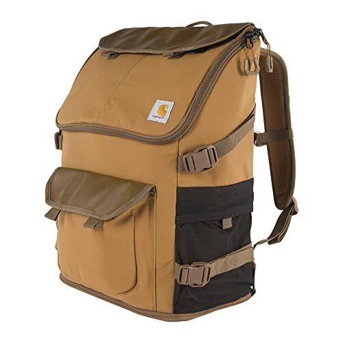 Carhartt 35L Nylon Workday Backpack, Durable One Size, Brown 