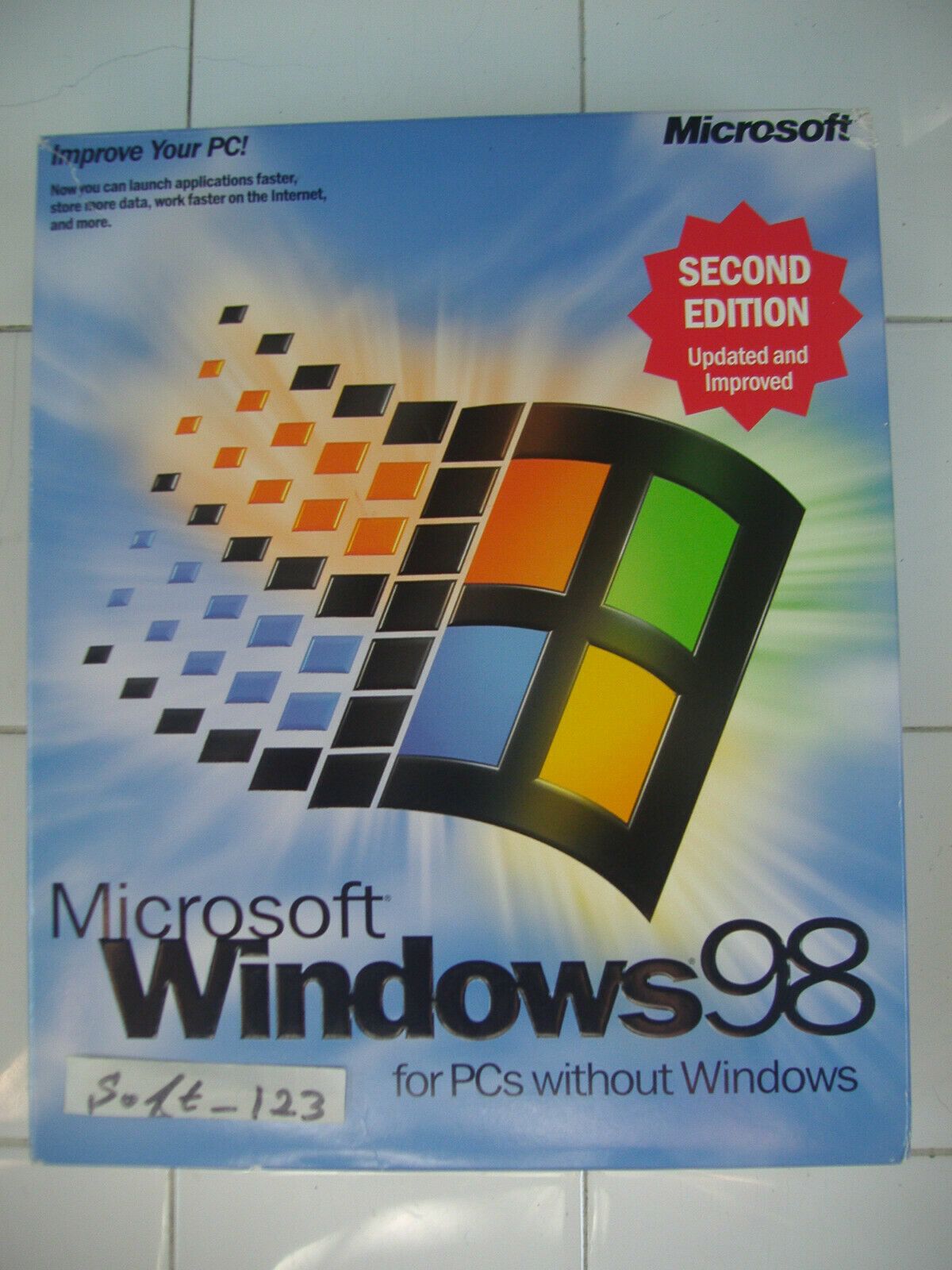 MICROSOFT WINDOWS 98 SECOND EDITION FULL OPERATING SYSTEM WIN 98 SE=NEW BOX=