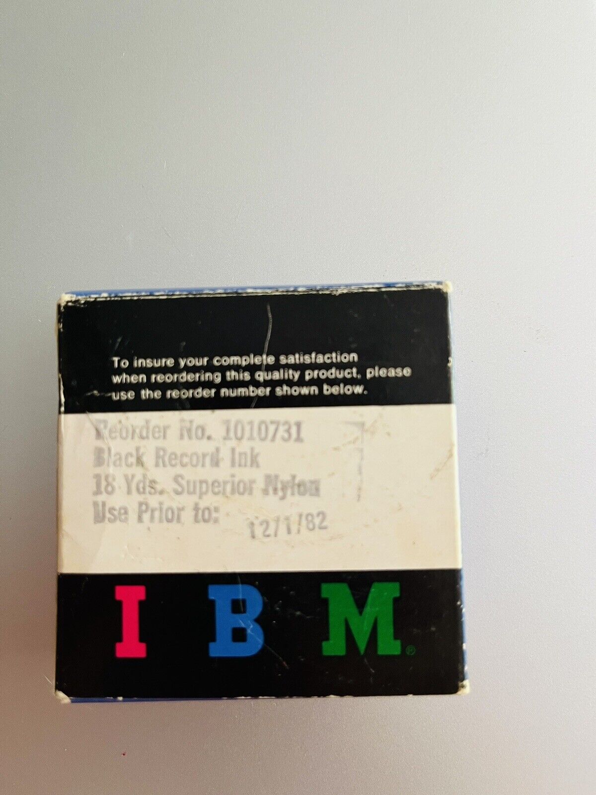Vintage IBM Nylon Typewriter Black Ribbon Ink Film 1982 (NEW In box)