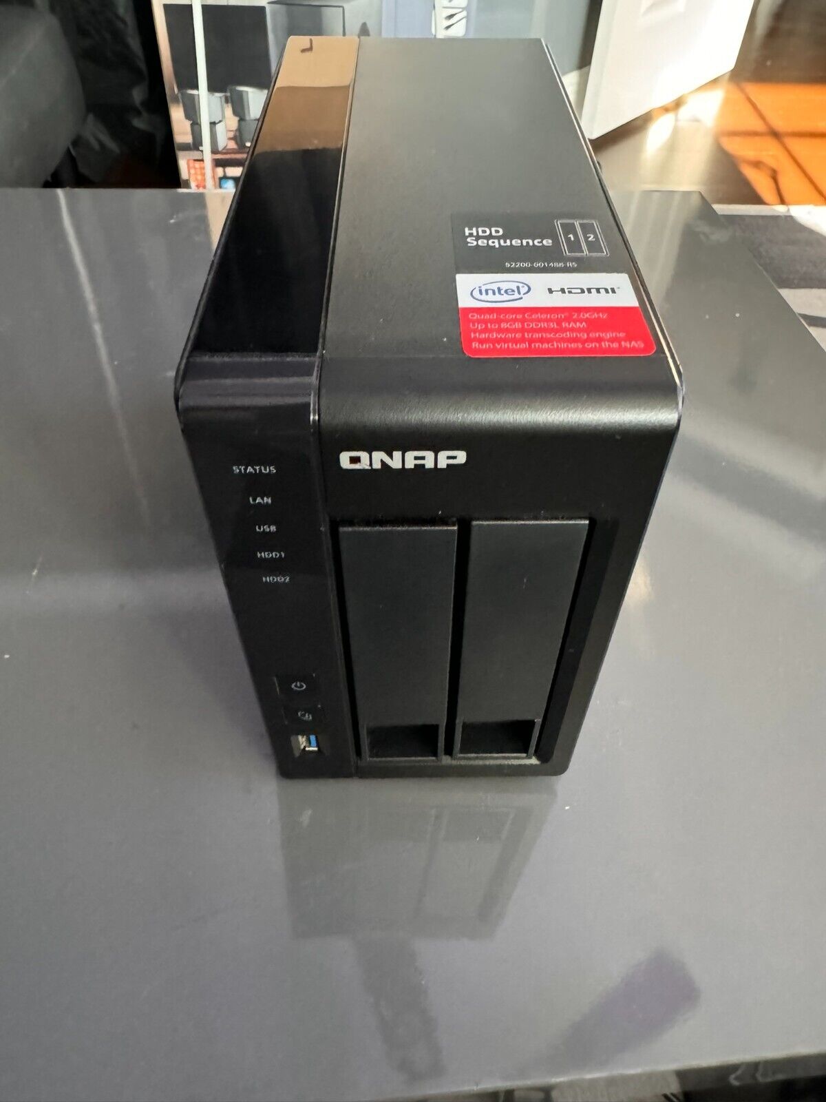 QNAP NAS TS-251+ Turbo NAS 2 Bays 8GB RAM 10TB HDD